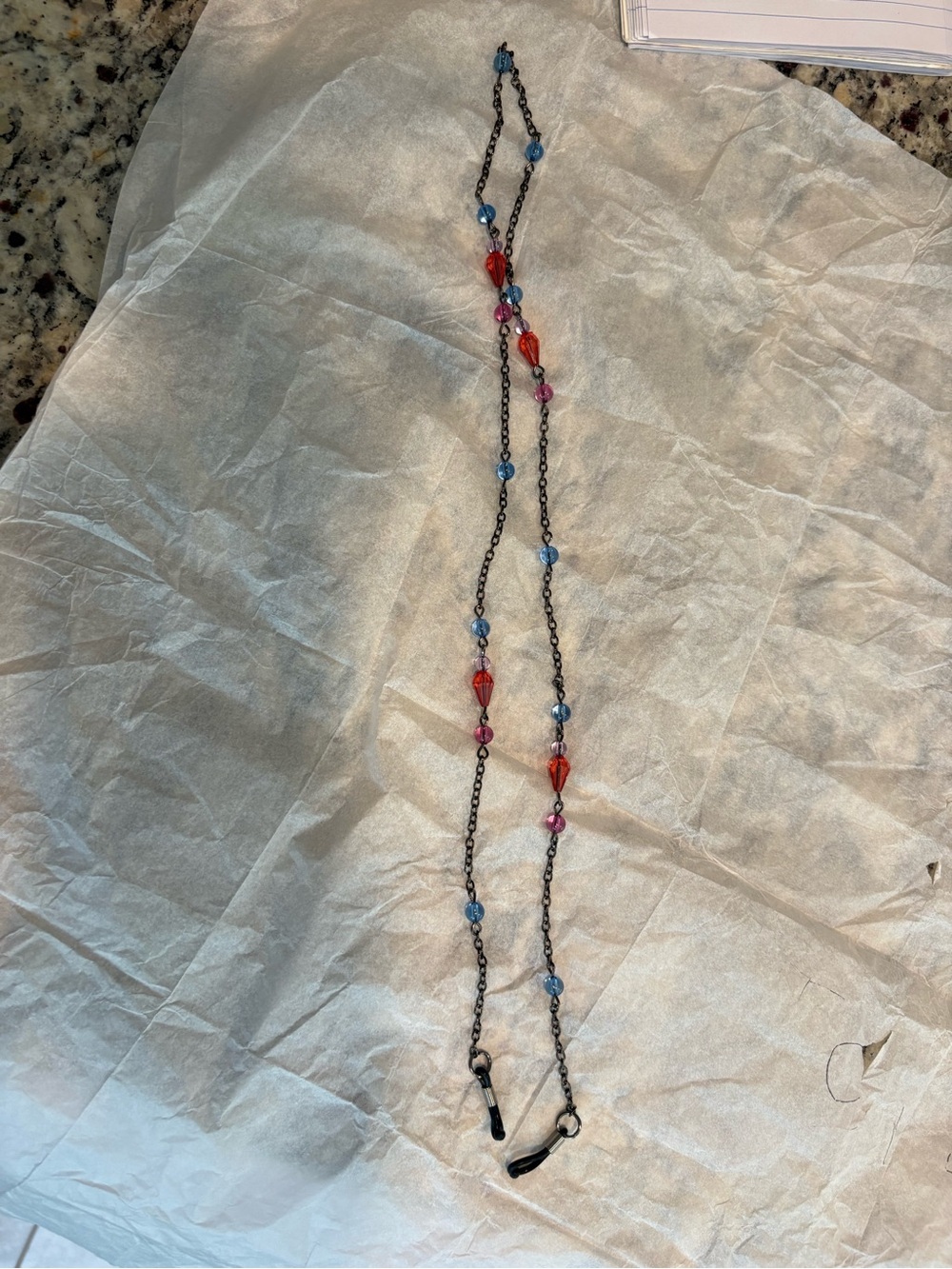 Multi-Color Beaded Eyewear Chain - Women Jewelry